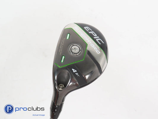 Left Handed Callaway Super Hybrid 21* 4 Hybrid - SteelFiber fc75 Regular 367104