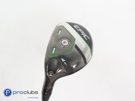 Left Handed Callaway Super Hybrid 21* 4 Hybrid - SteelFiber fc75 Regular 367103