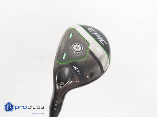 Left Handed Callaway Super Hybrid 21* 4 Hybrid - SteelFiber fc75 Regular 367105