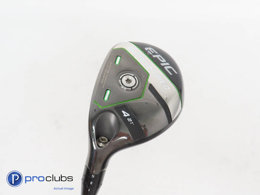 Left Handed Callaway Super Hybrid 21* 4 Hybrid - SteelFiber fc75 Regular 367109