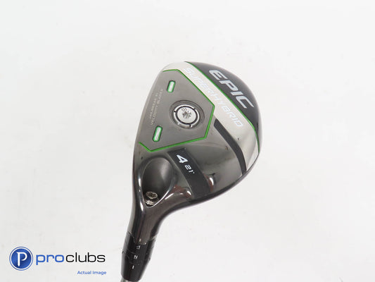 Left Handed Callaway Super Hybrid 21* 4 Hybrid - SteelFiber fc75 Regular 367100