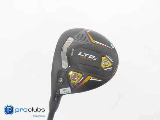 Left Handed Cobra King LTDx MAX 15.5* 3 Wood - HZRDUS RDX Black 80g Stiff 393657