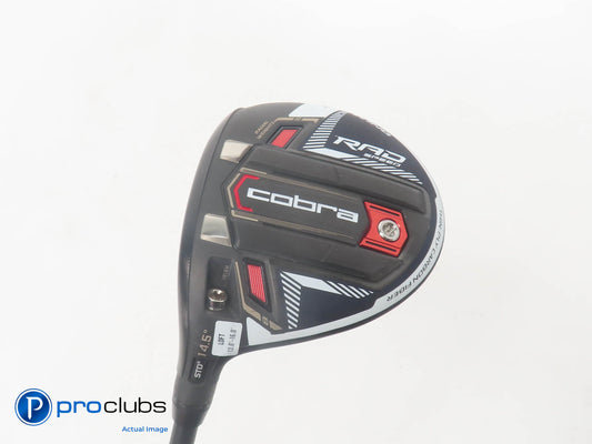 Left Handed Cobra King RAD Speed Peacoat 14.5* 3 Wood - Motore F3 Stiff 393609