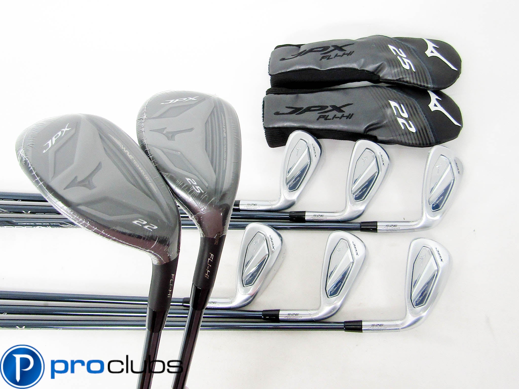 NEW MIZUNO JPX 925 HOT METAL HL COMBO IRONS 4H,5H,6-PW,GW GRAPHITE REGULAR FLEX