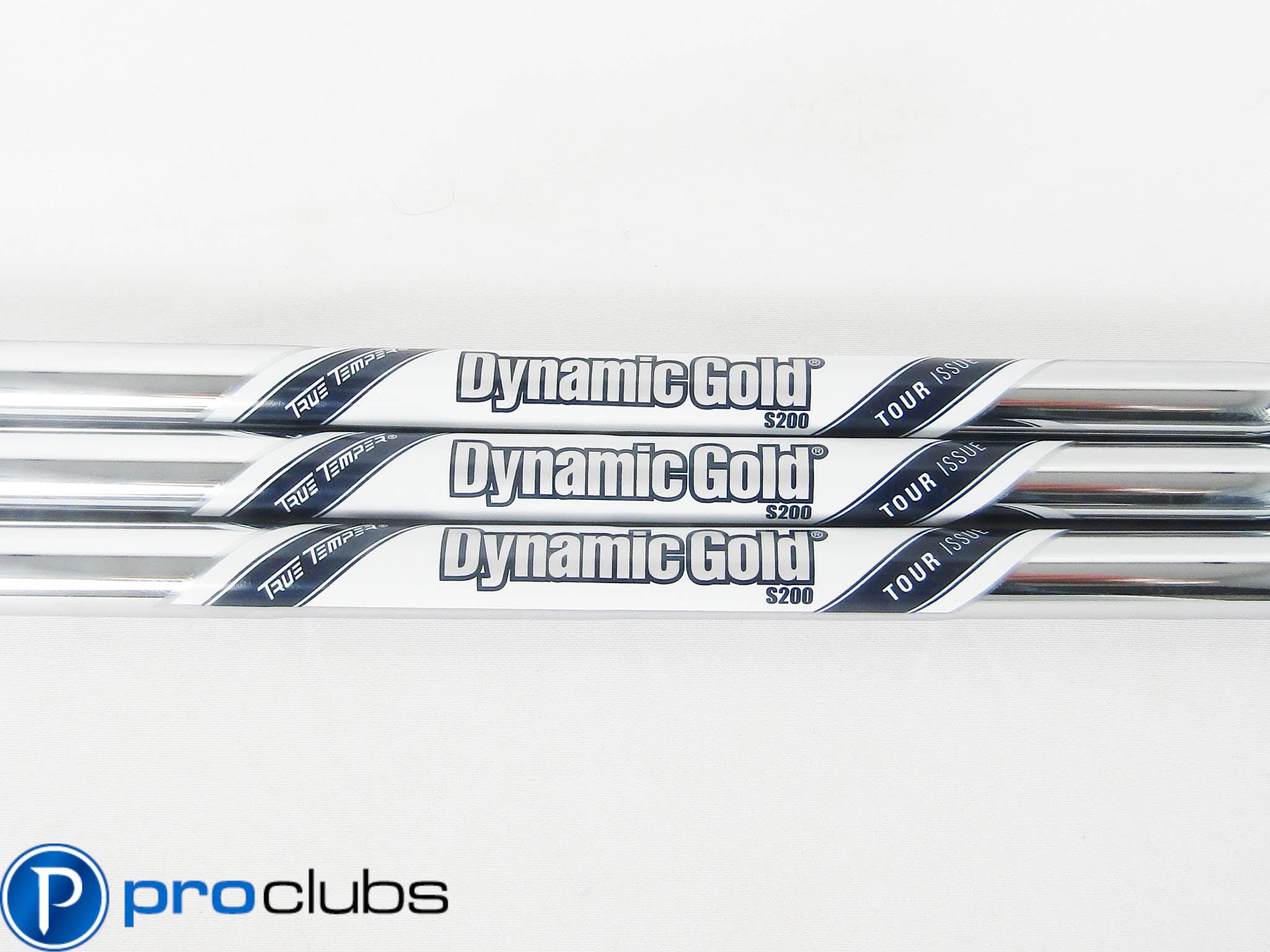3PC NEW DYNAMIC GOLD TOUR ISSUE "BLUE LABEL" S200 STIFF FLEX WEDGE SHAFTS .355