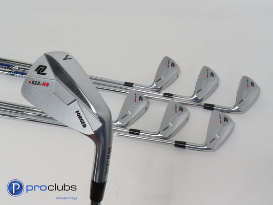 Mint! NEW LEVEL 623-MB Forged 4-PW IRON SET - Project X Rifle Stiff Steel 376239