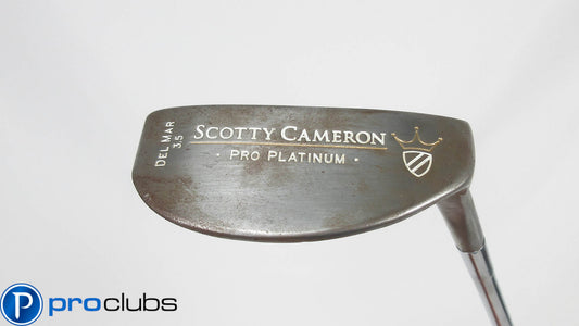 SCOTTY CAMERON PRO PLATINUM DEL MAR 3.5 CUSTOM 34" PUTTER #395044