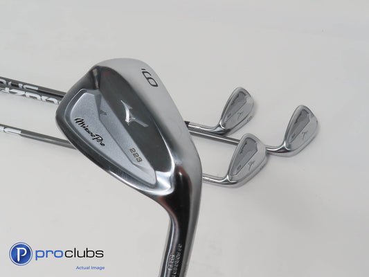 Nice! Mizuno PRO 223 8-PW,GW IRON SET - HZRDUS Silver 75g Stiff Graphite 375527