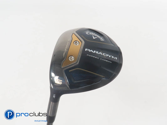 Excellent! Left Handed Callaway PARADYM 18* 5 Wood - Quaranta 50 Regular 381041