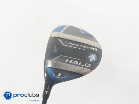 New! Left Handed Cleveland HALO XL 15* 3 Wood - Accra iWood M2 Senior - 395531