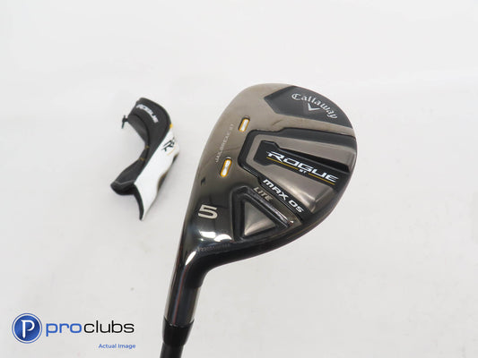 Left Handed Ladies Callaway Rogue ST MAX OS Lite 27* 5 Hybrid w/HC L-Flex 360232