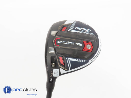 Left Handed Cobra RAD Speed 14.5* 3 WOOD Peacoat - Motore 7S Stiff Flex - 375928