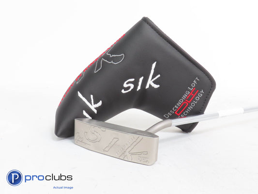 Nice SIK Pro C-Series 35" Putter w/Cover w/ Slant Neck MADE IN USA 370067