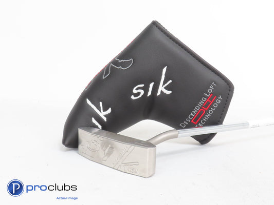 Nice SIK Pro C-Series 35" Putter w/Cover w/ Slant Neck MADE IN USA 370068