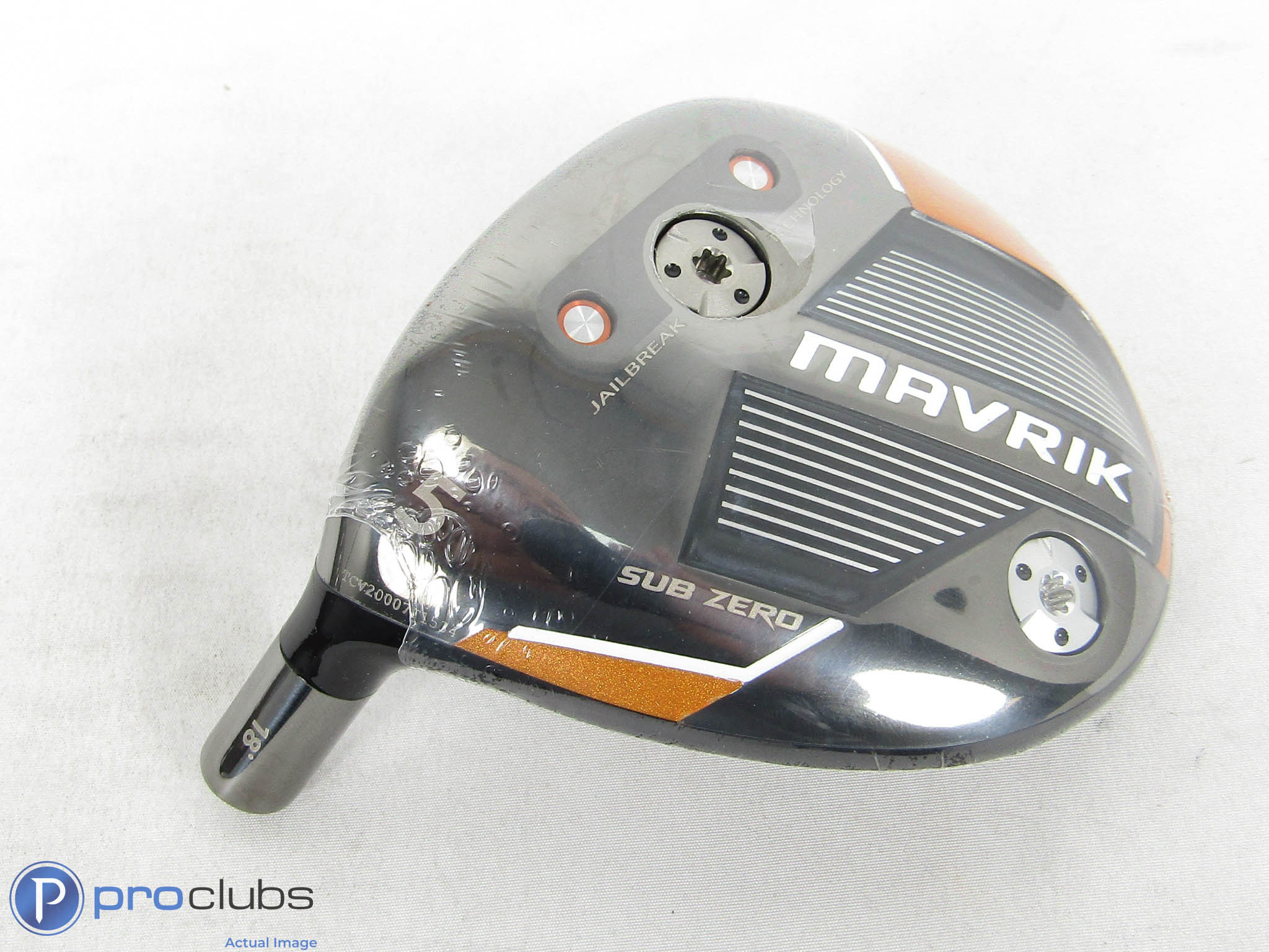 Tour Issue Left Handed! Callaway Mavrik Sub Zero 18* 5 Wood - Head Only - 470114
