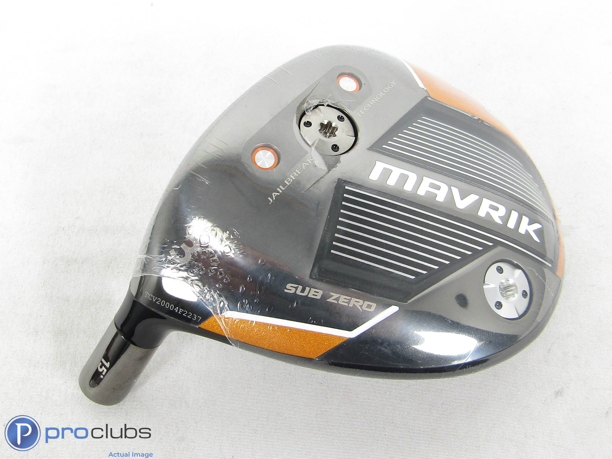 Tour Issue Left Handed! Callaway Mavrik Sub Zero 15* 3 Wood-Head Only- 470090