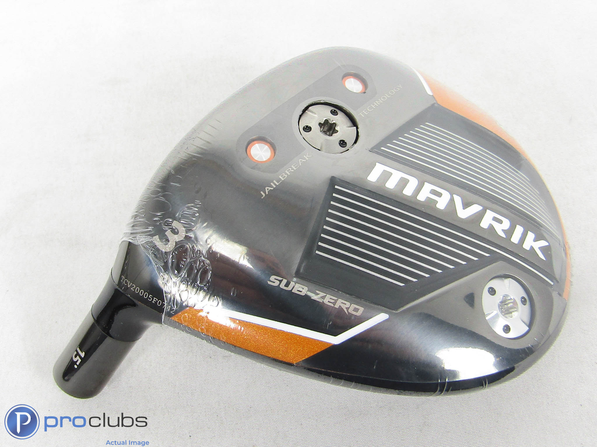 Tour Issue Left Handed! Callaway Mavrik Sub Zero 15* 3 Wood-Head Only- 470094