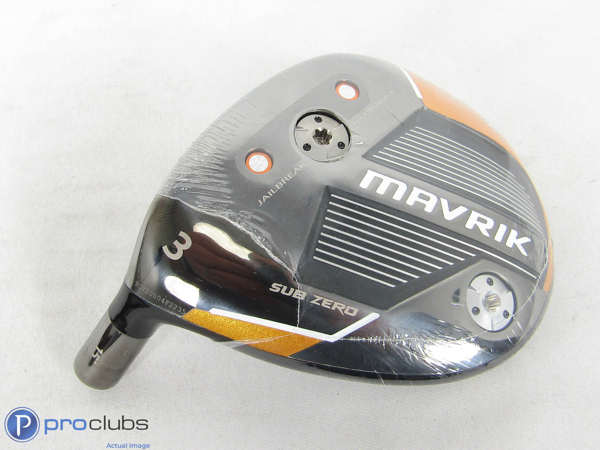 Tour Issue Left Handed! Callaway Mavrik Sub Zero 15* 3 Wood - Head Only - 470096