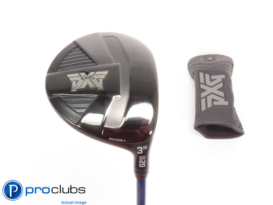 New! Ladies PXG 2022 0211 15* 3 Wood w/HC - Even Flow Riptide 40g Ladies #427906