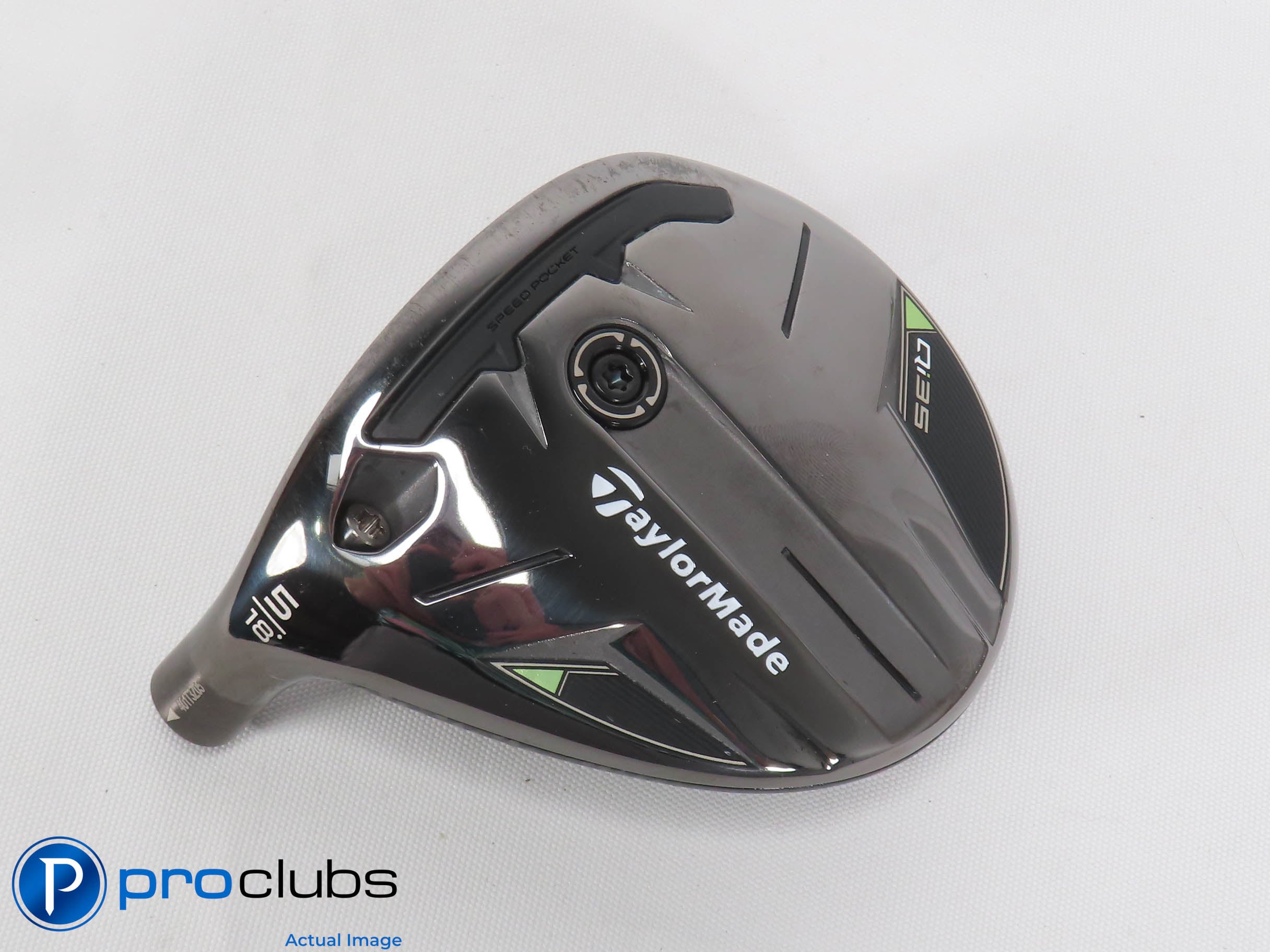 Mint! Left Handed TaylorMade Qi35 18* 5 Wood - Head Only - L/H - 470975