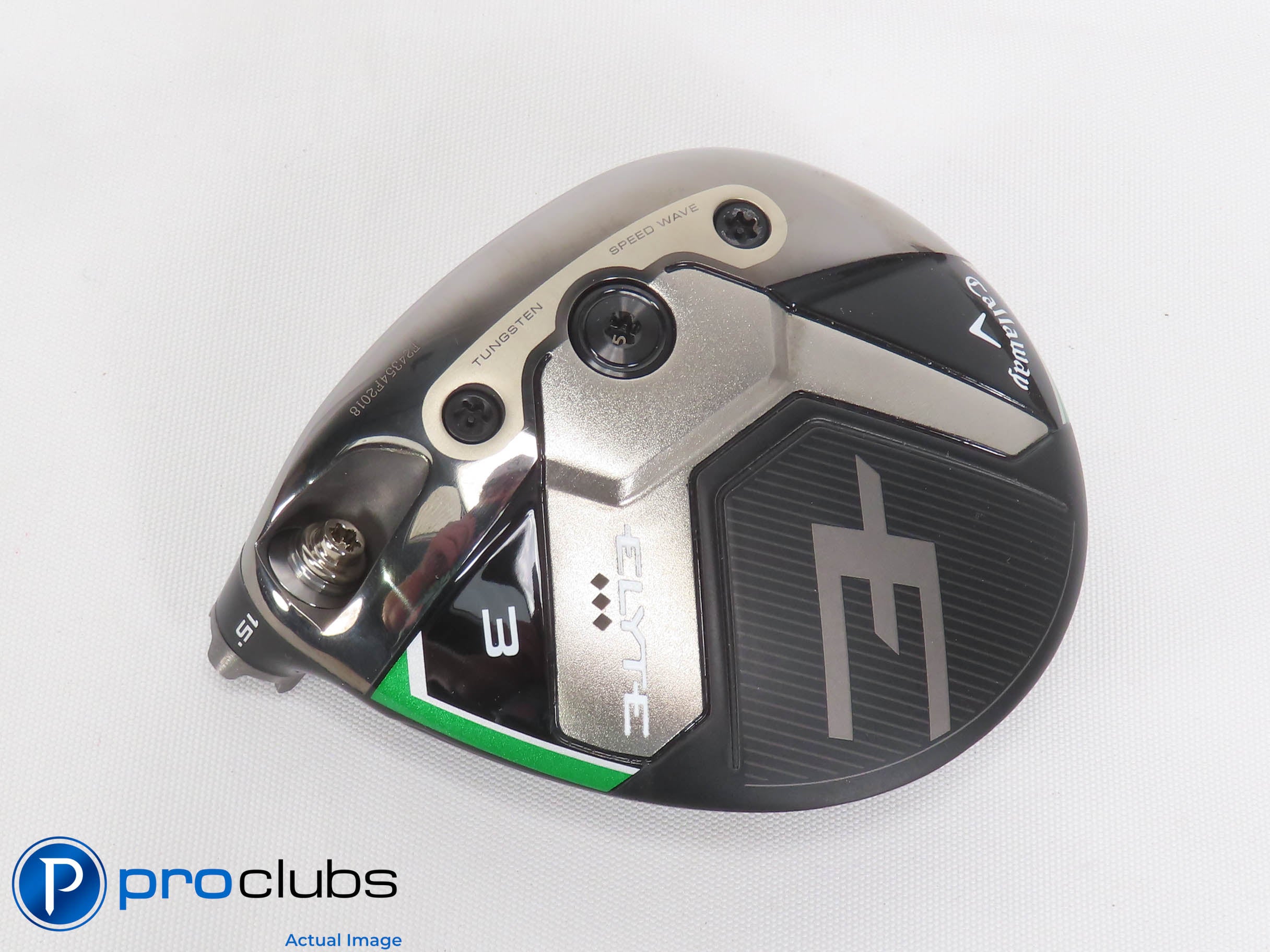 Left Handed Callaway ELYTE Triple Diamond 15* 3 Wood - Head Only - L/H - 470943