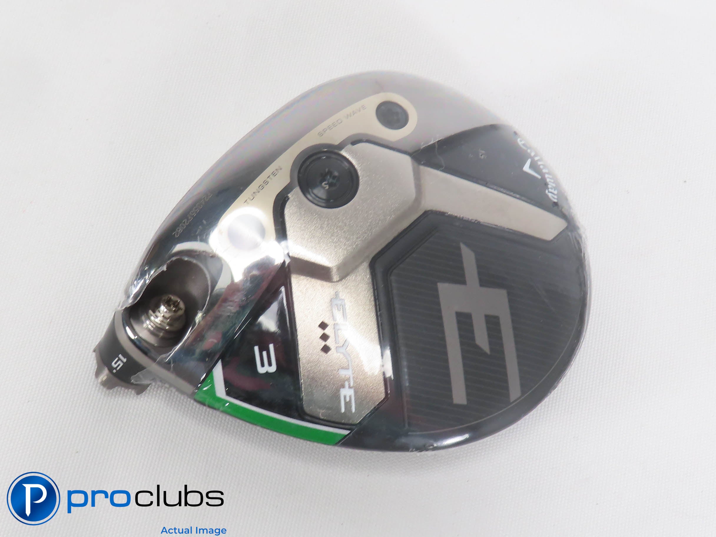 New! Left Handed Callaway ELYTE Triple Diamond 15* 3 Wood - Head Only - 470995