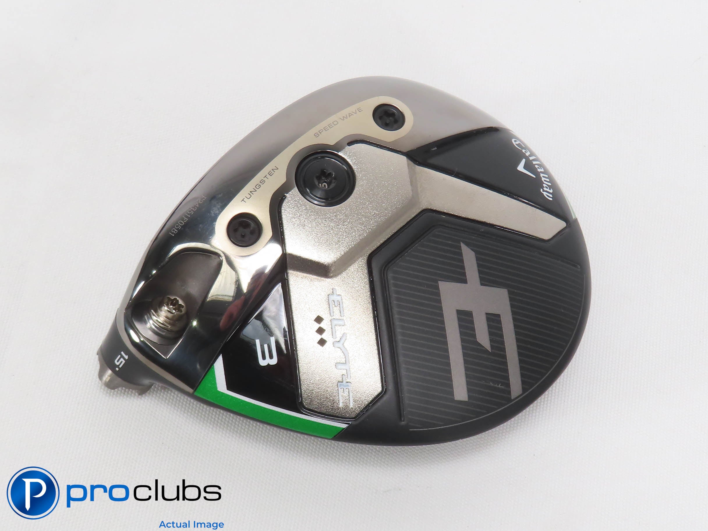 Left Handed Callaway ELYTE Triple Diamond 15* 3 Wood - Head Only - L/H - 471327