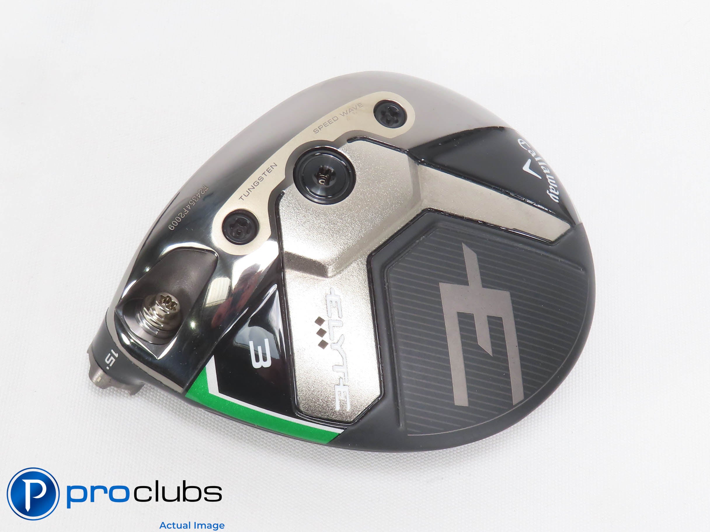 Left Handed Callaway ELYTE Triple Diamond 15* 3 Wood - Head Only - L/H - 471224