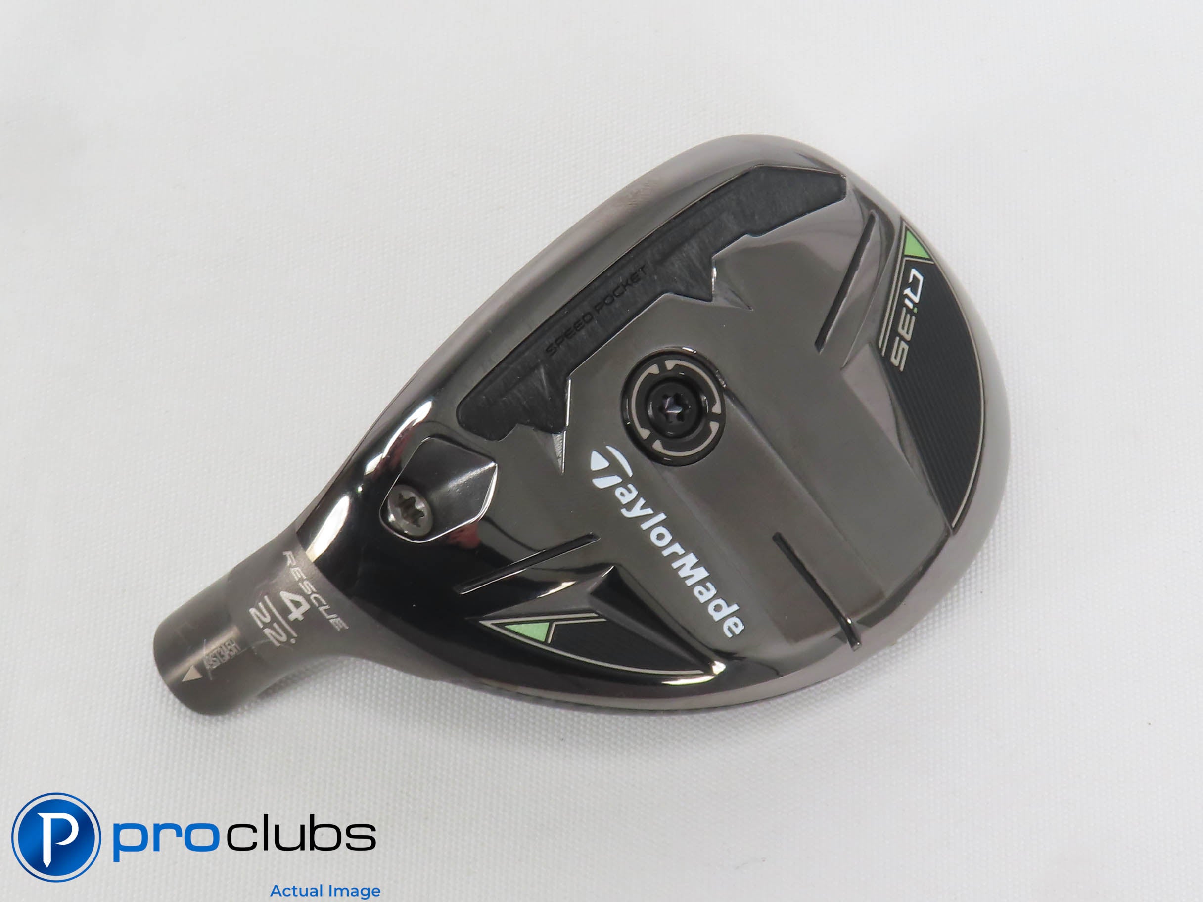 Excellent! Left Handed TaylorMade Qi35 22* 4 Hybrid - Head Only - L/H - 471316