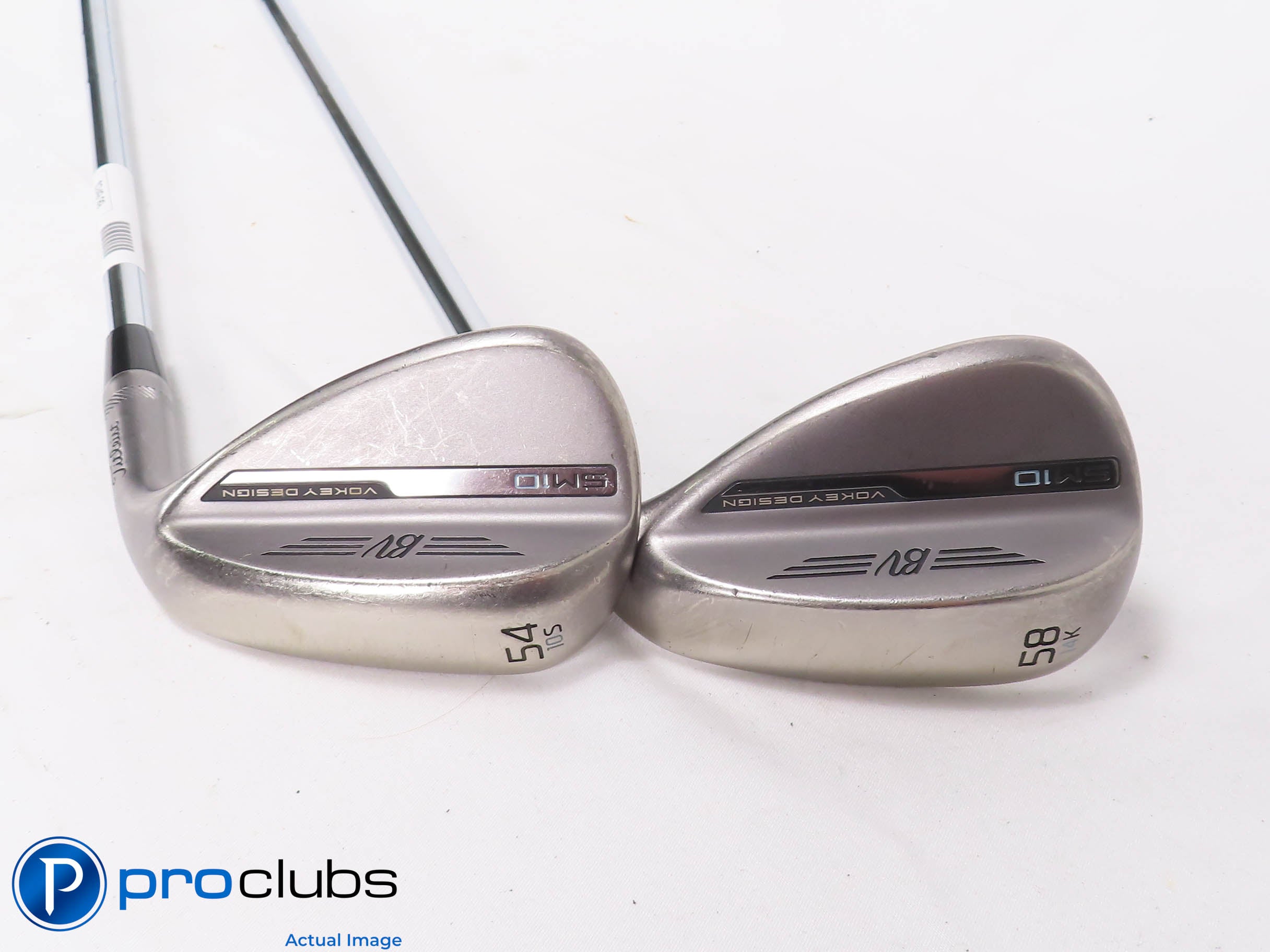Titleist Vokey SM10 Nickel 54*,58* WEDGE SET - Vokey Wedge Flex Steel 471254