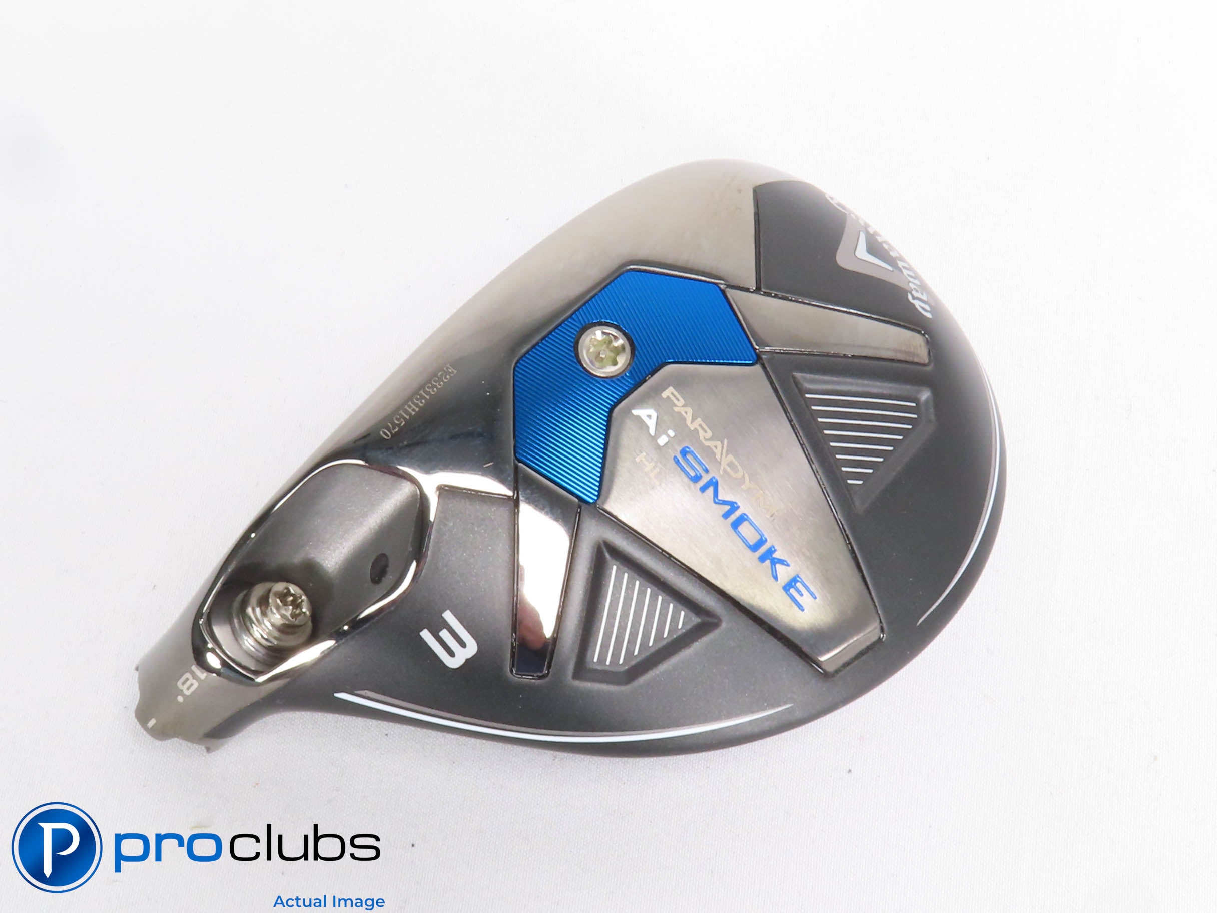 Left Handed Callaway PARADYM Ai Smoke HL 18* 3 Hybrid - Head Only - L/H - 429136