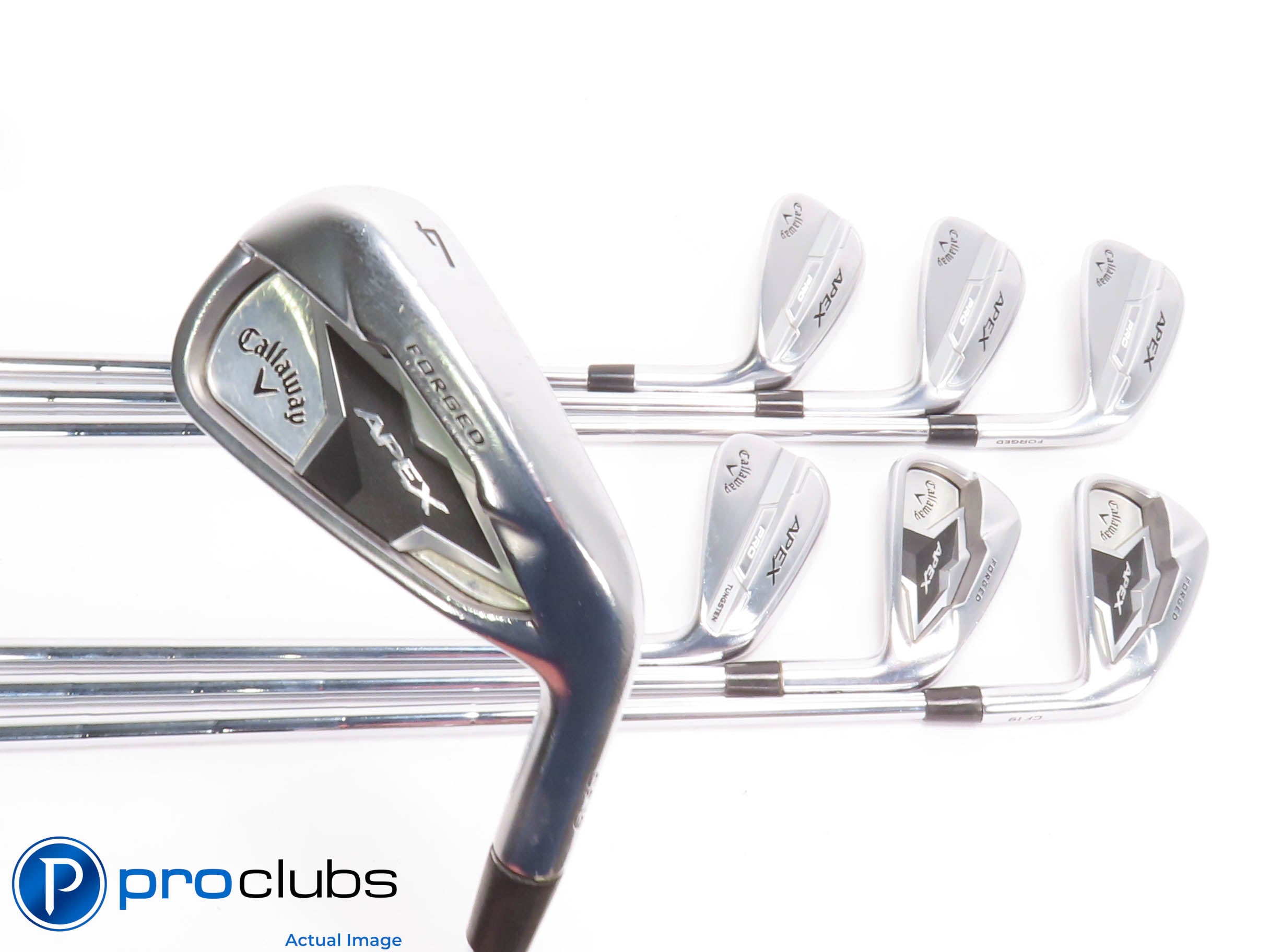 Callaway '19 APEX/APEX Pro 4-PW Combo IRON SET - DG TI X100 X-Flex Steel 426875