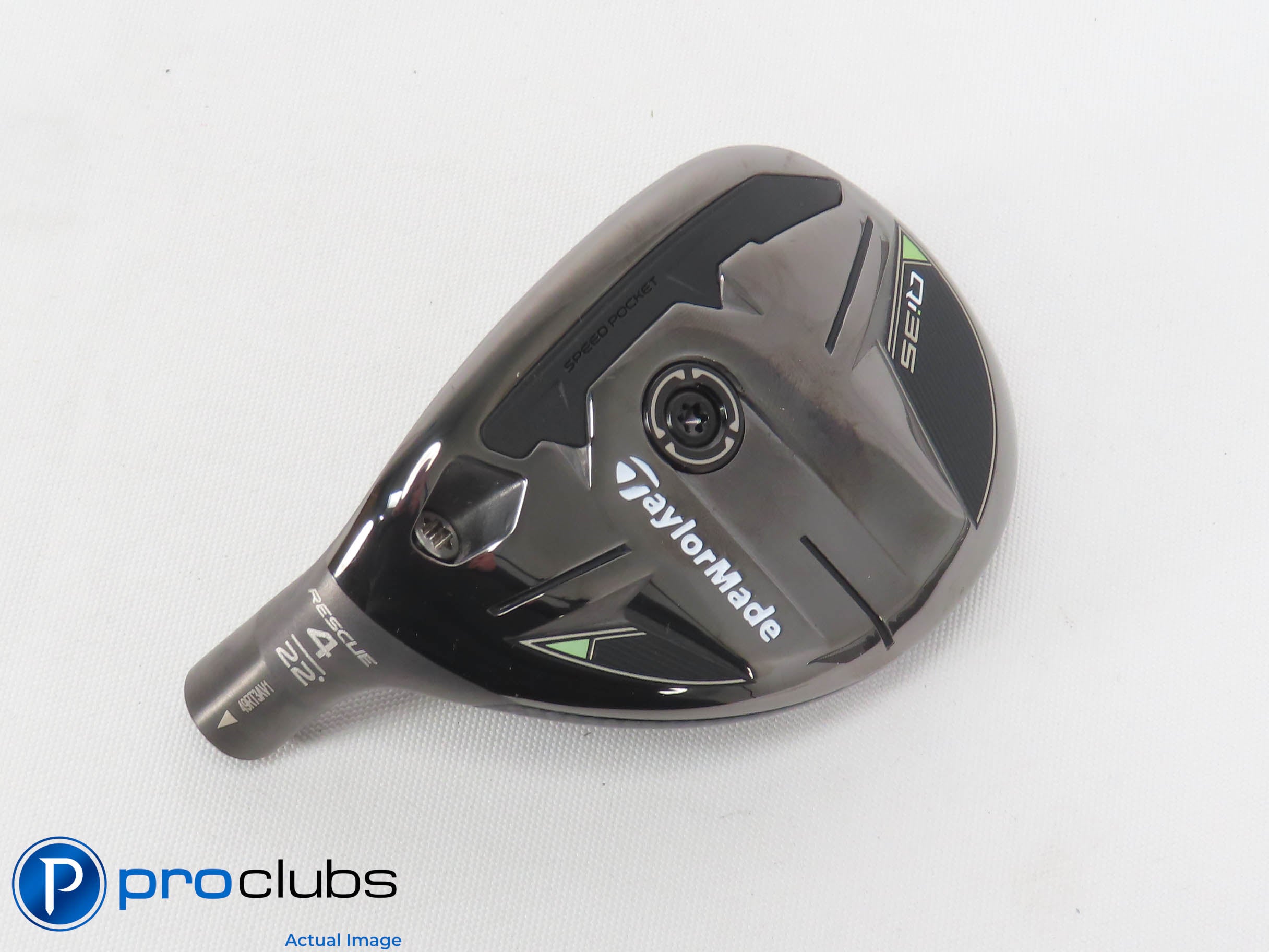 Mint! Left Handed TaylorMade Qi35 22* 4 Hybrid - Head Only - L/H - 471863