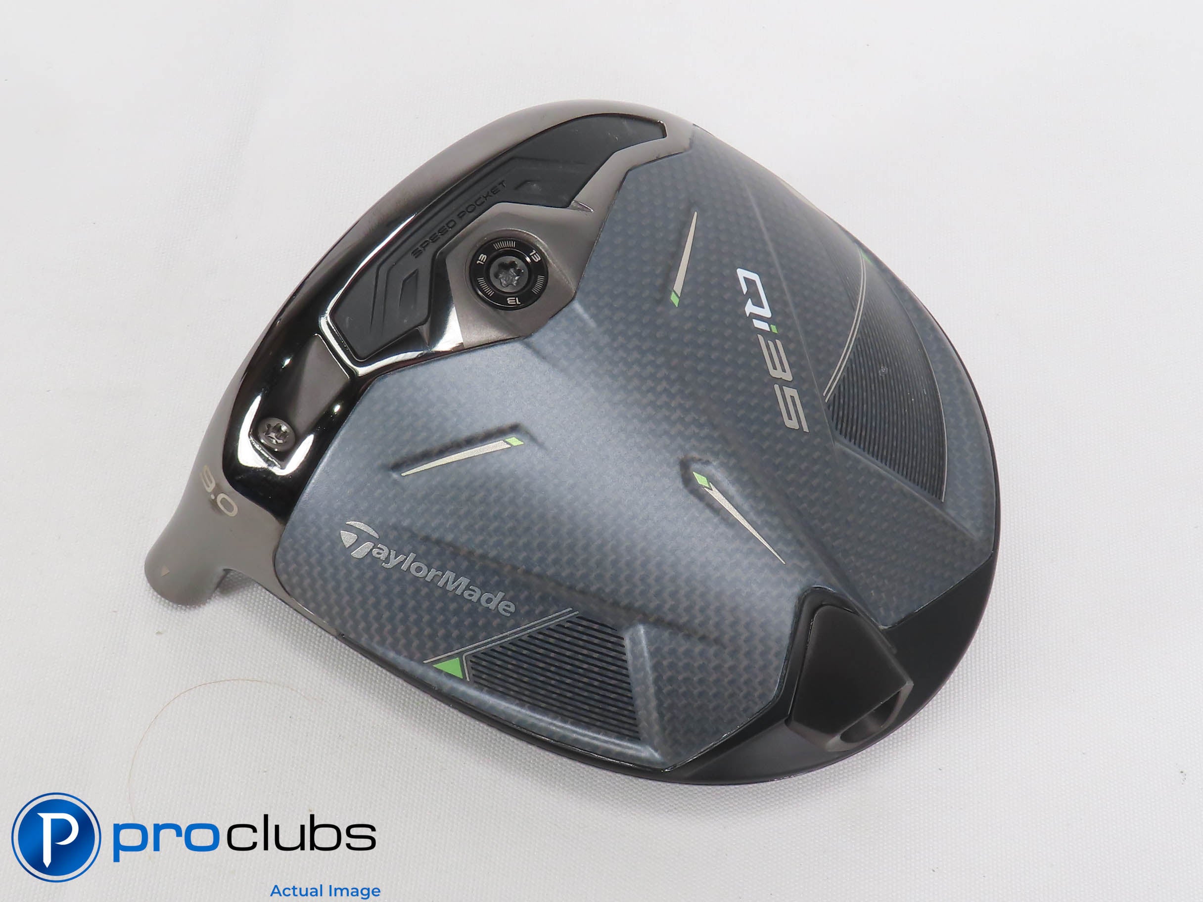 Nice Left Handed TaylorMade Qi35 9* Driver HEAD ONLY 471760