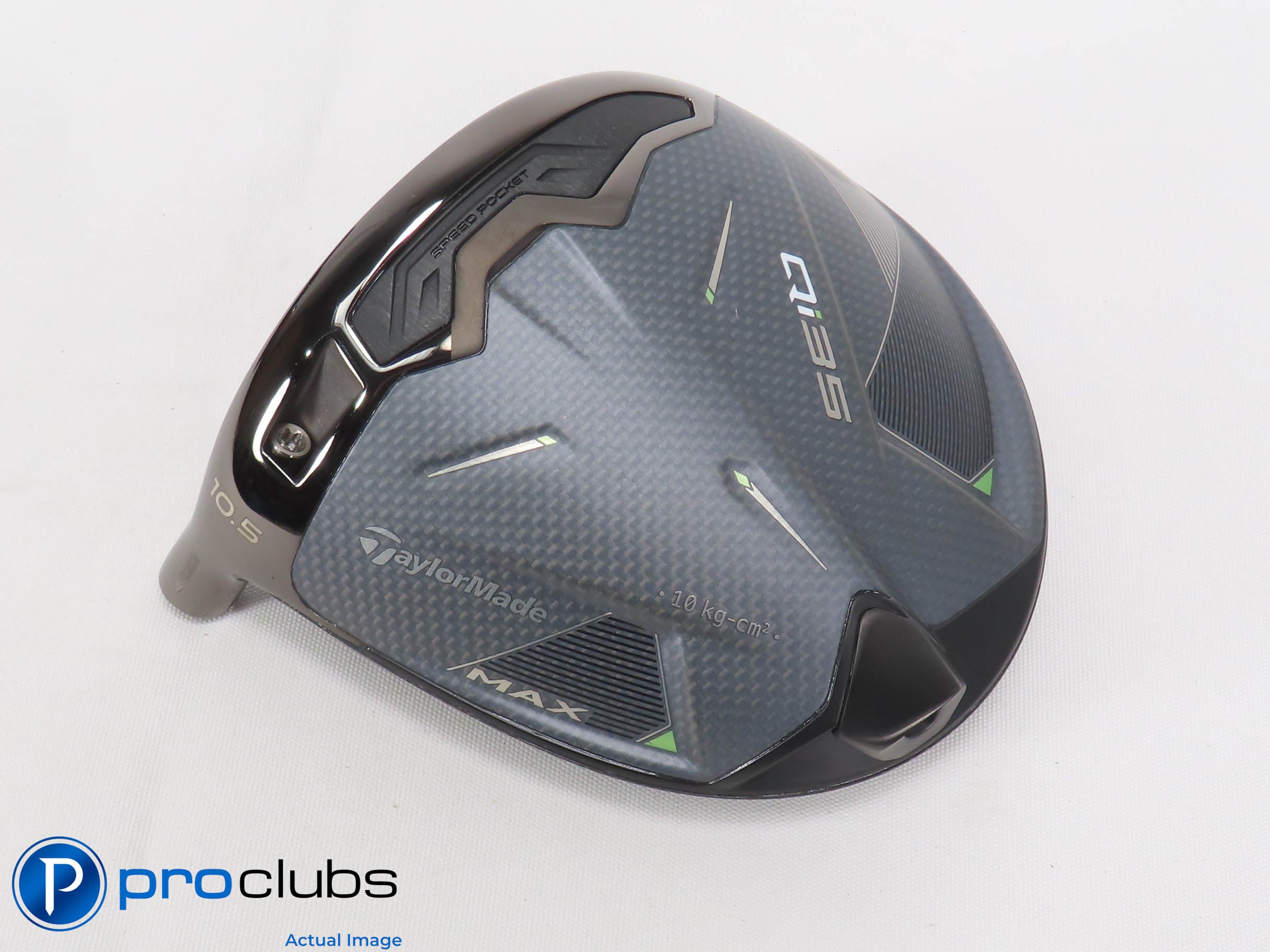 Nice Left Handed TaylorMade Qi35 MAX 10.5* Driver HEAD ONLY 471764