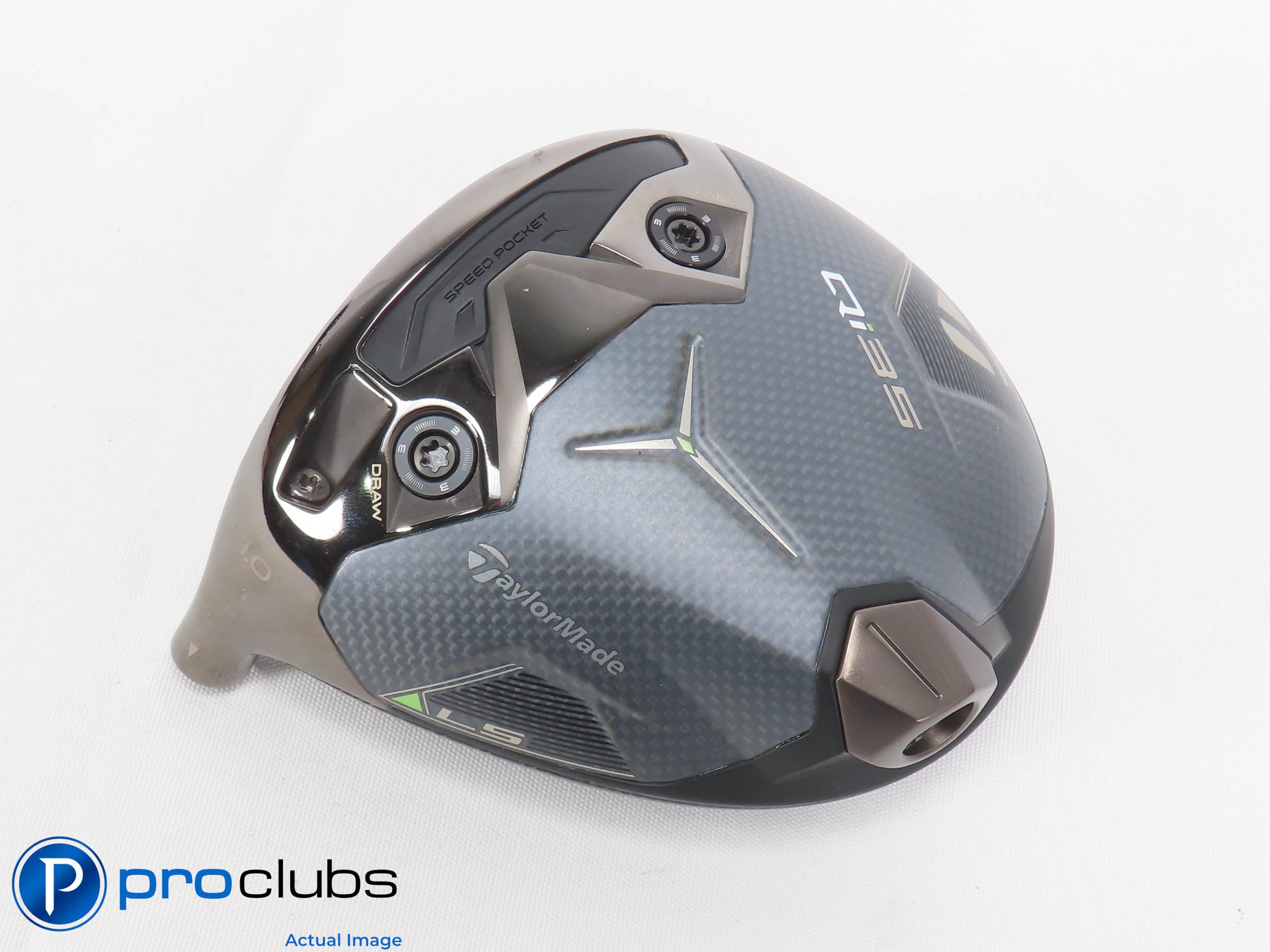 Nice Left Handed TaylorMade Qi35 LS 9* Driver HEAD ONLY 471763