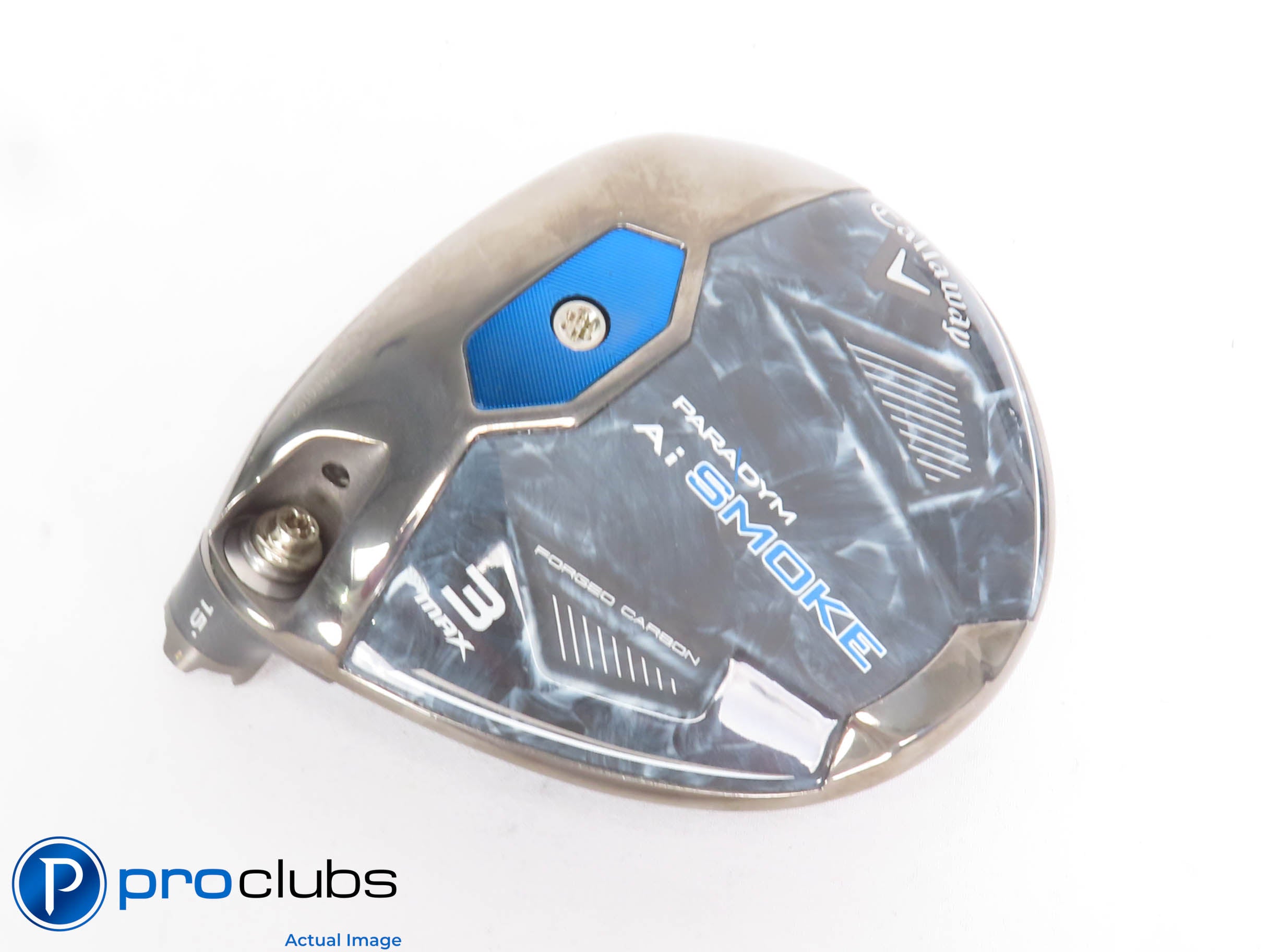 Left Handed Callaway PARADYM Ai Smoke MAX 15* 3 Wood - Head Only - L/H - 429477