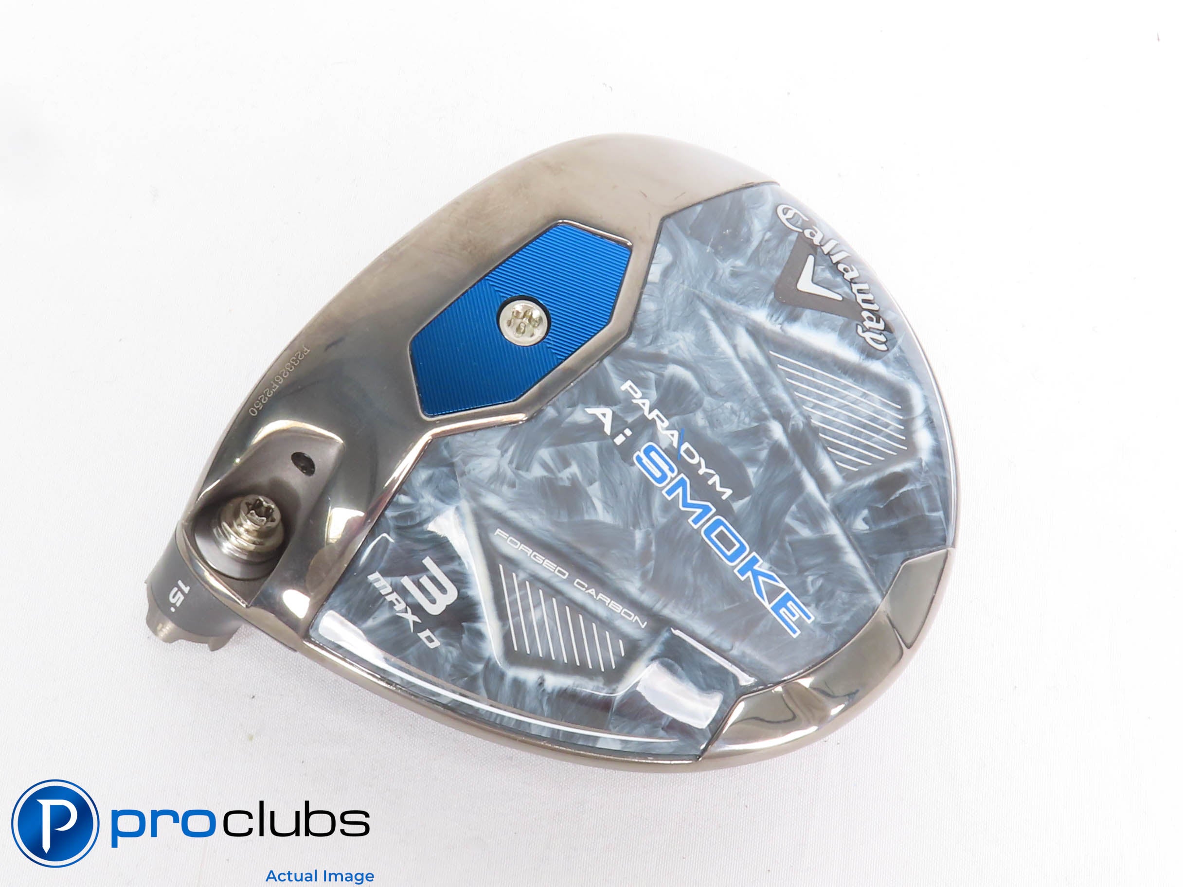 Left Handed Callaway PARADYM Ai Smoke MAX D 15* 3 Wood - Head Only - L/H #429481