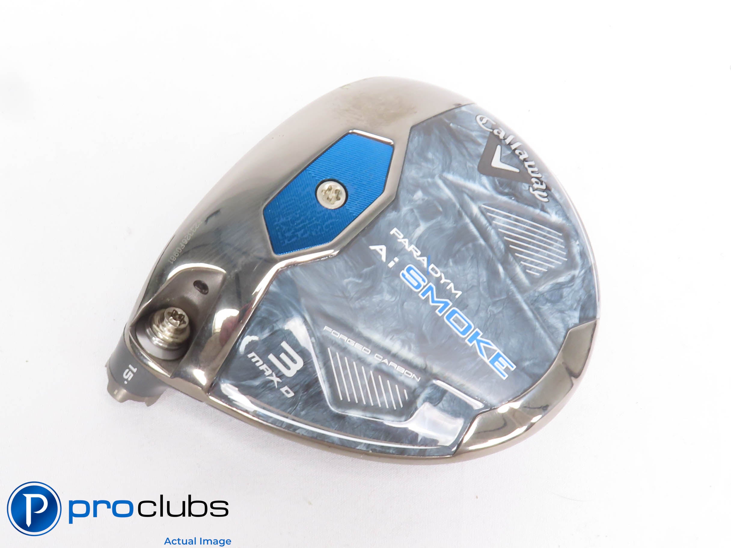 Left Handed Callaway PARADYM Ai Smoke MAX D 15* 3 Wood - Head Only - L/H #429475