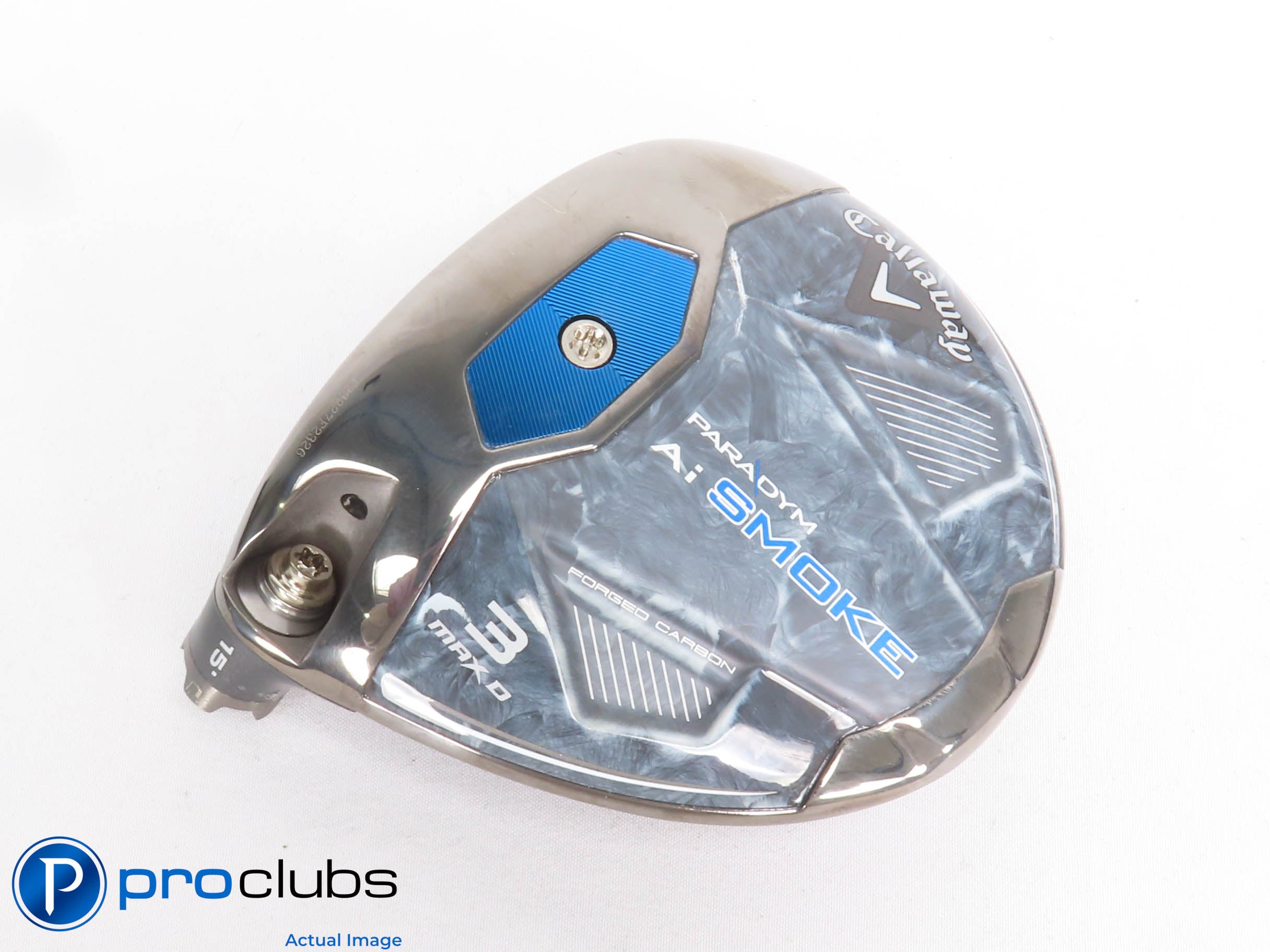 Left Handed Callaway PARADYM Ai Smoke MAX D 15* 3 Wood - Head Only - L/H #429187
