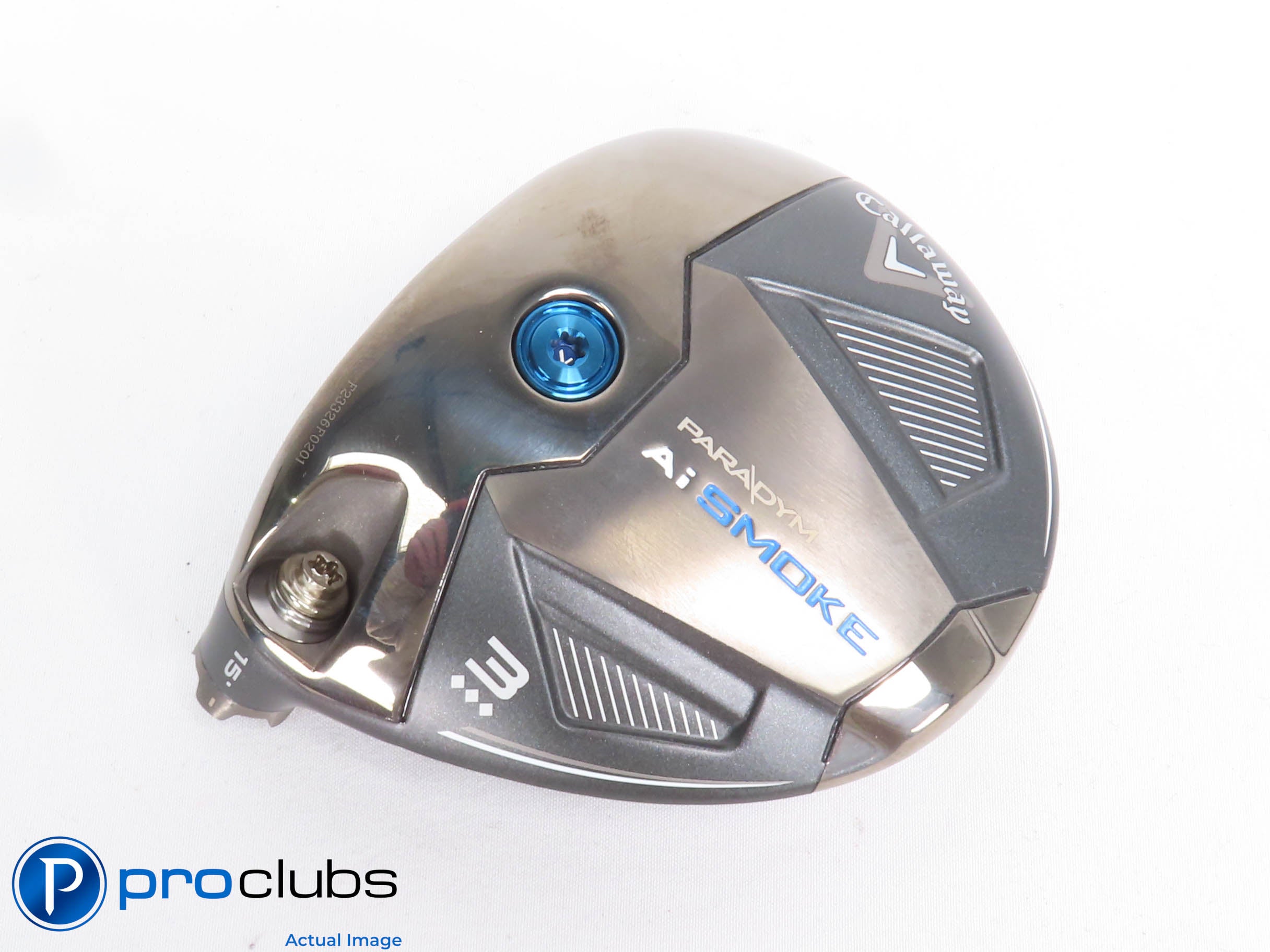 Left Handed Callaway Ai Smoke Triple Diamond 15* 3 Wood - Head Only - 429173