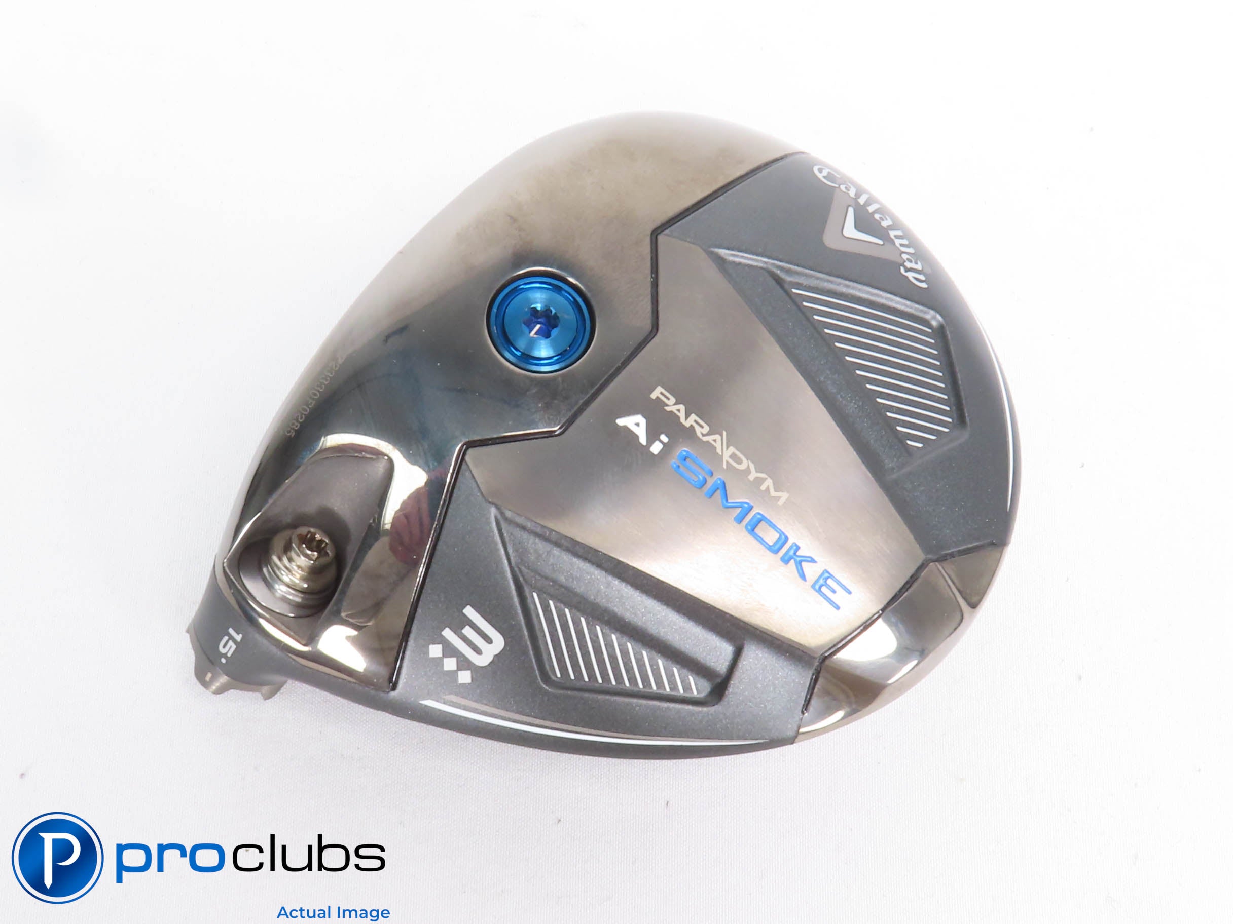 Left Handed Callaway Ai Smoke Triple Diamond 15* 3 Wood - Head Only - 429173