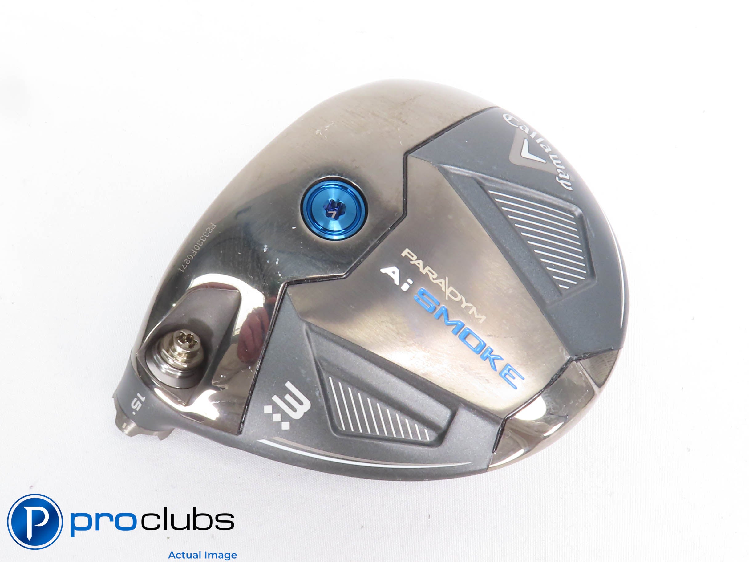 Left Handed Callaway Ai Smoke Triple Diamond 15* 3 Wood - Head Only - 429182