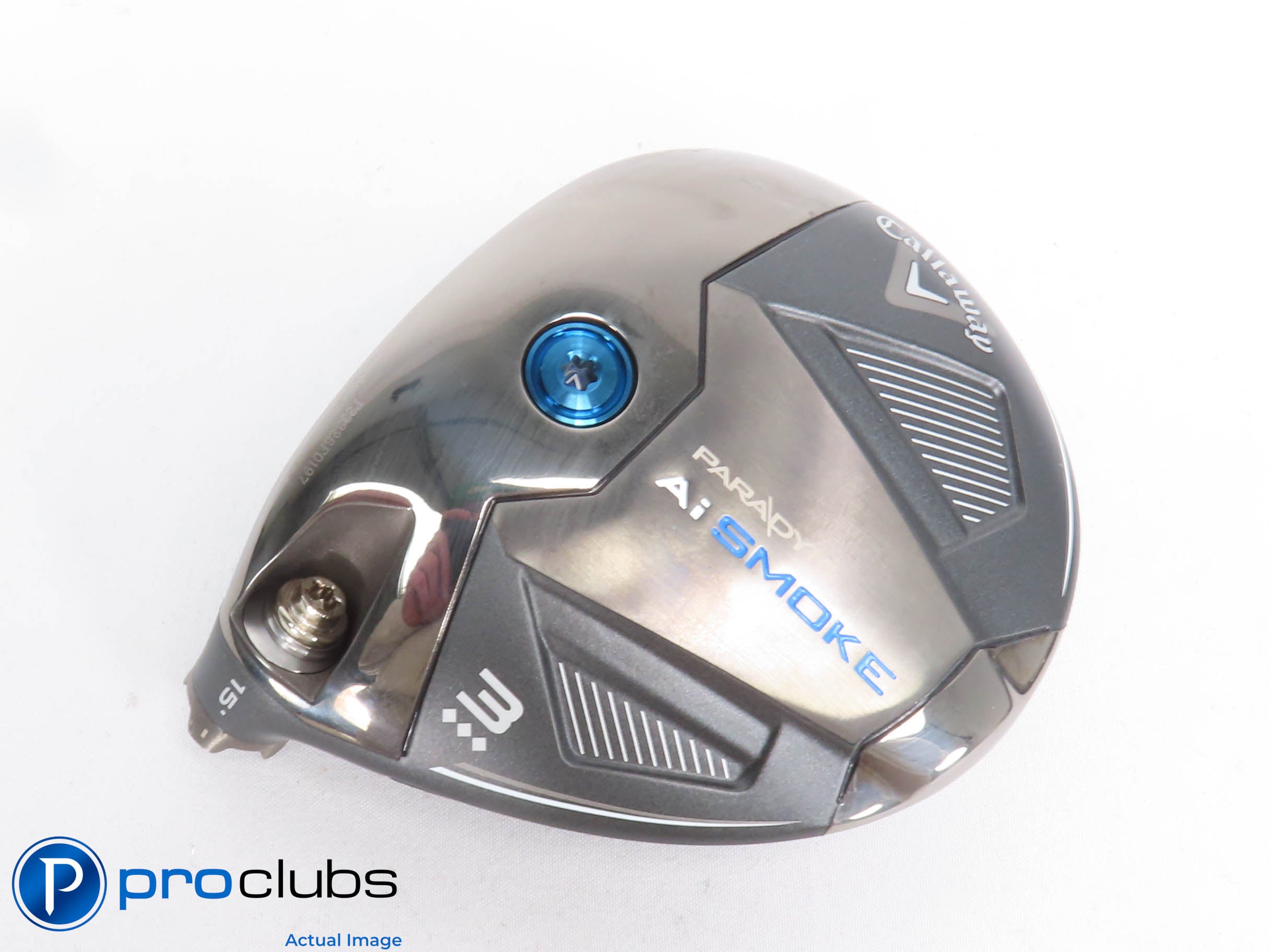 Left Handed Callaway Ai Smoke Triple Diamond 15* 3 Wood - Head Only - 429478