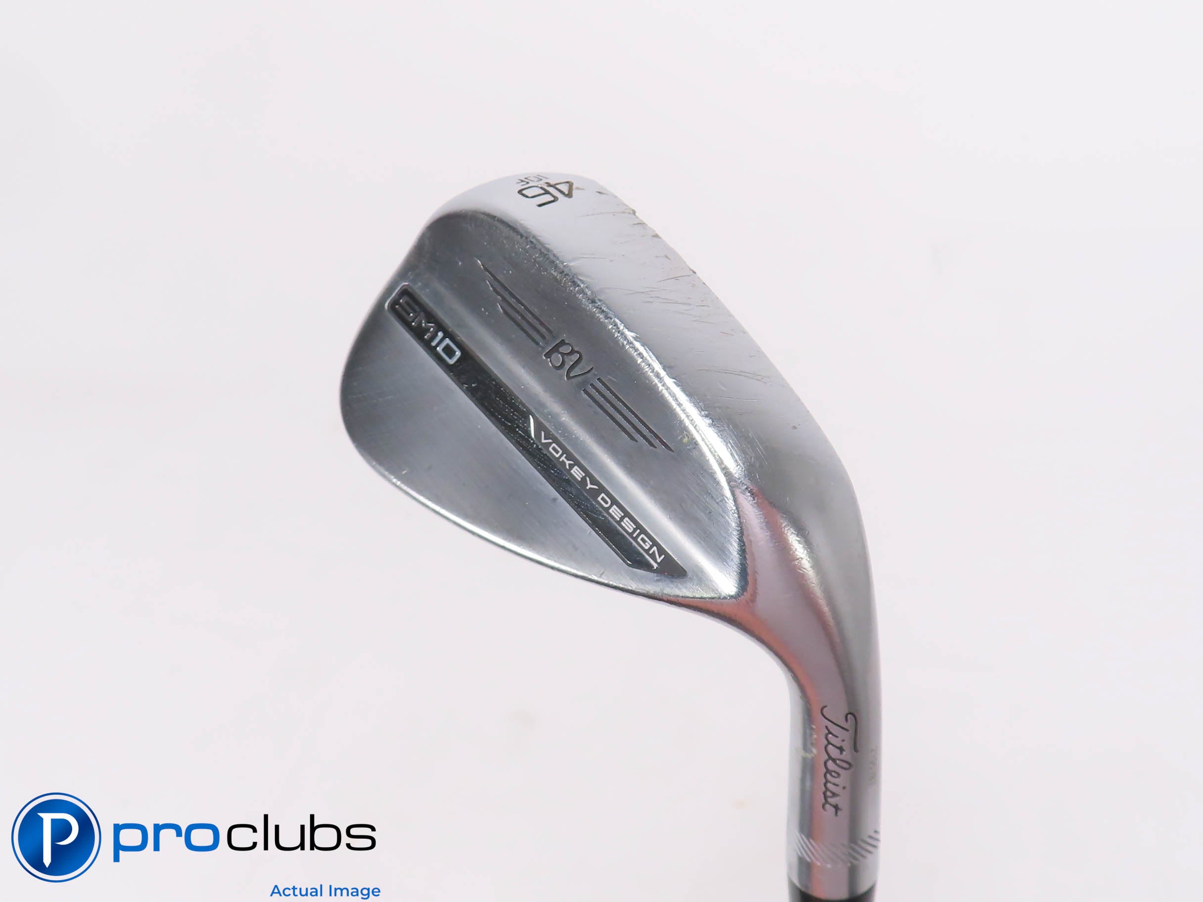 Titleist Vokey SM10 Chrome 46*(10*) WEDGE F-Grind DGS400 Stiff Flex Steel 471930