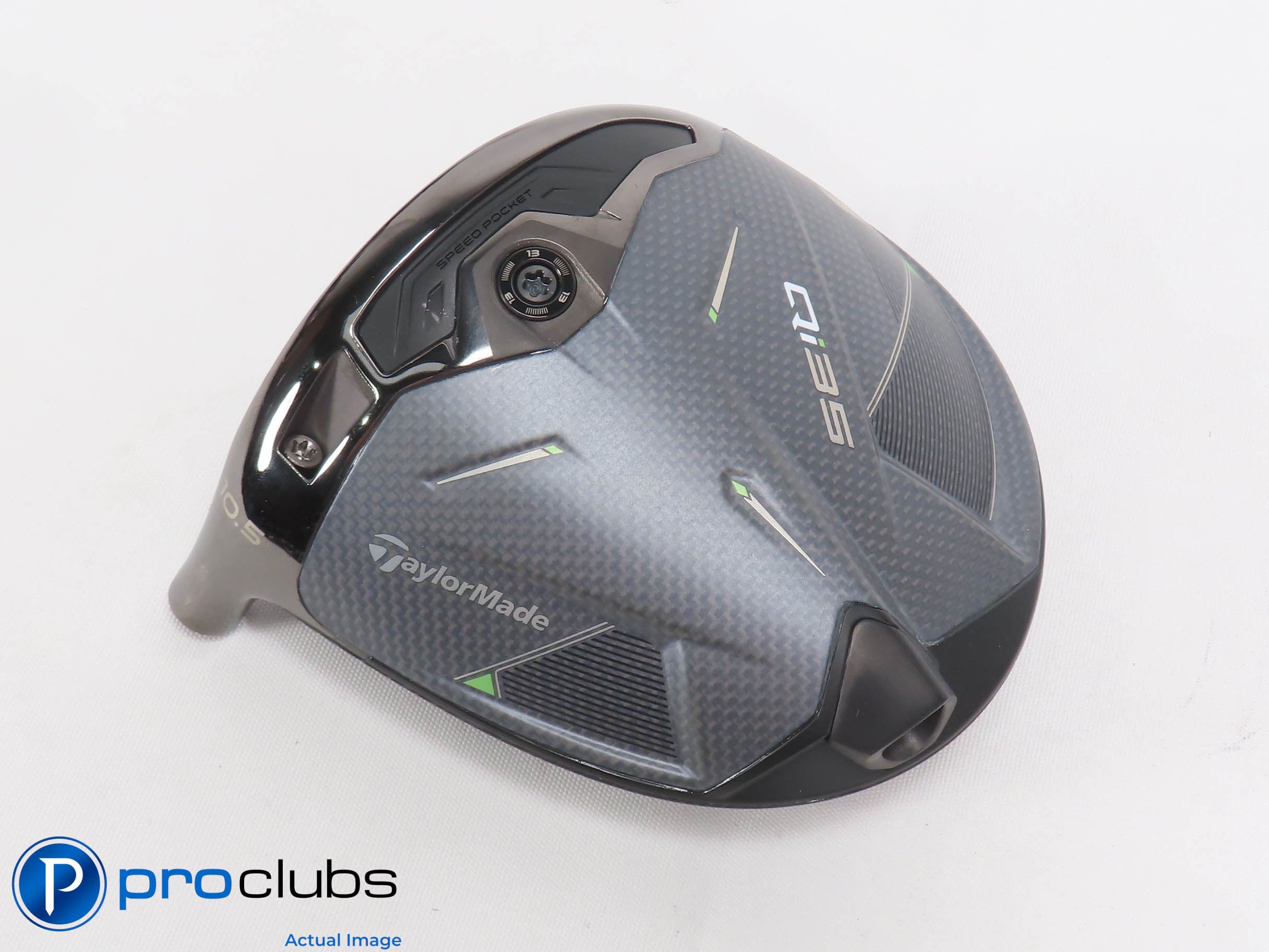 Nice Left Handed TaylorMade Qi35 10.5* Driver HEAD ONLY 471517