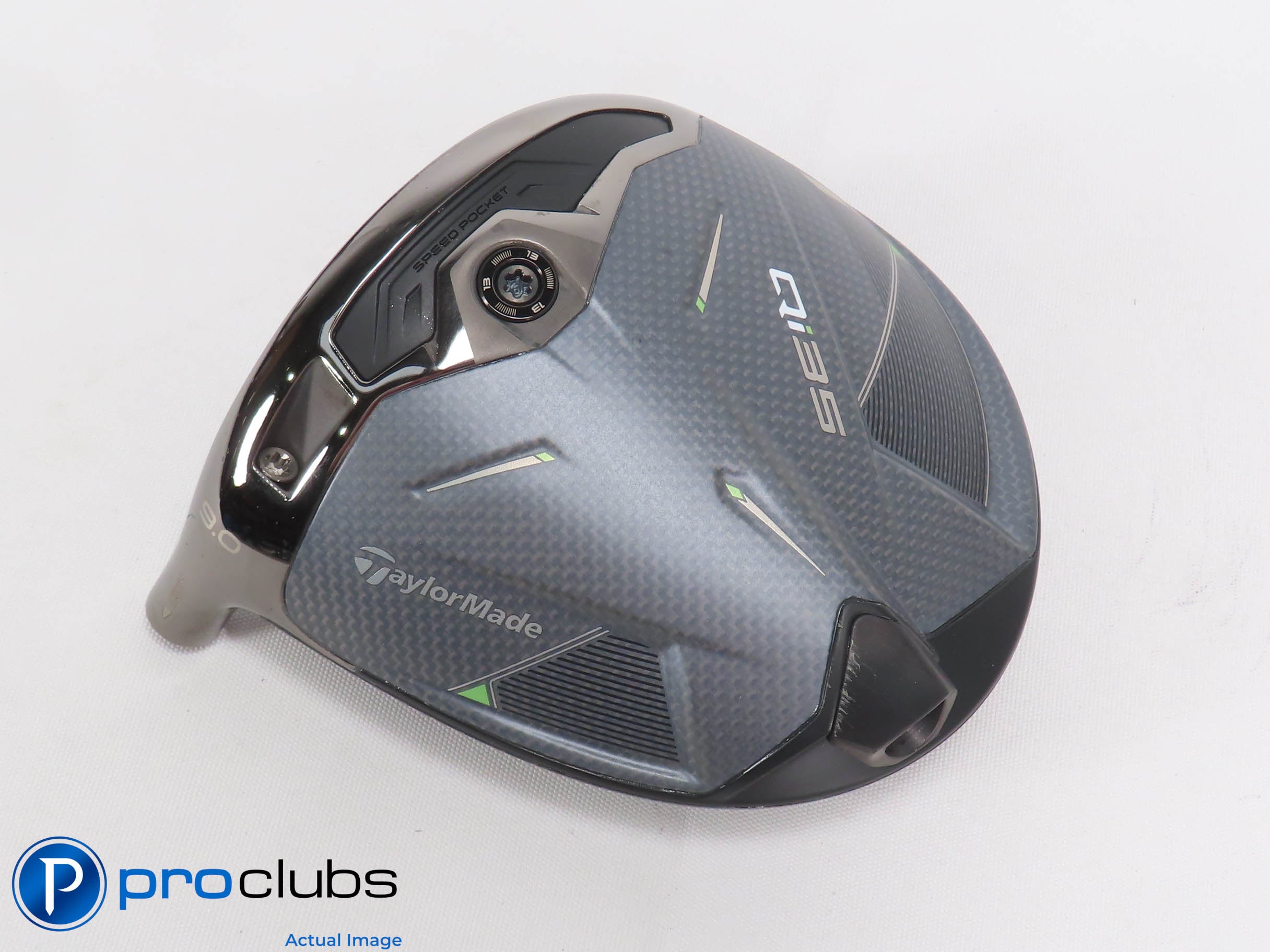 Nice Left Handed TaylorMade Qi35 9* Driver HEAD ONLY 471522