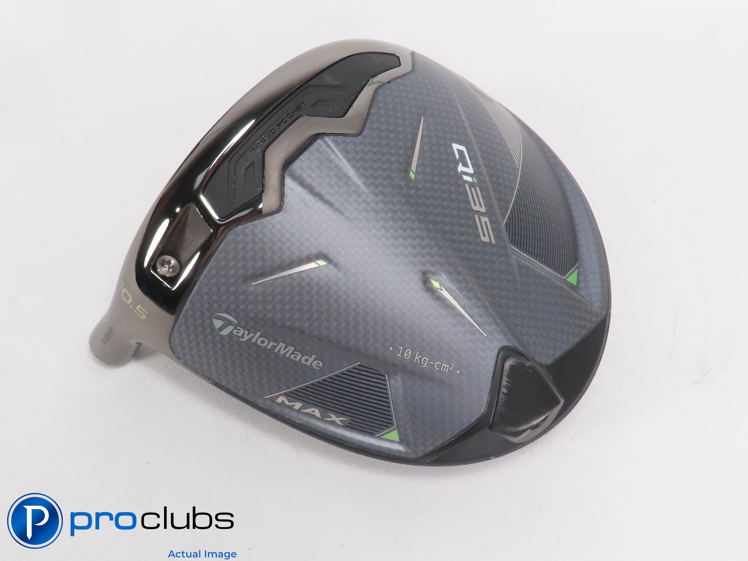 Nice Left Handed TaylorMade Qi35 MAX 10.5* Driver HEAD ONLY 471383