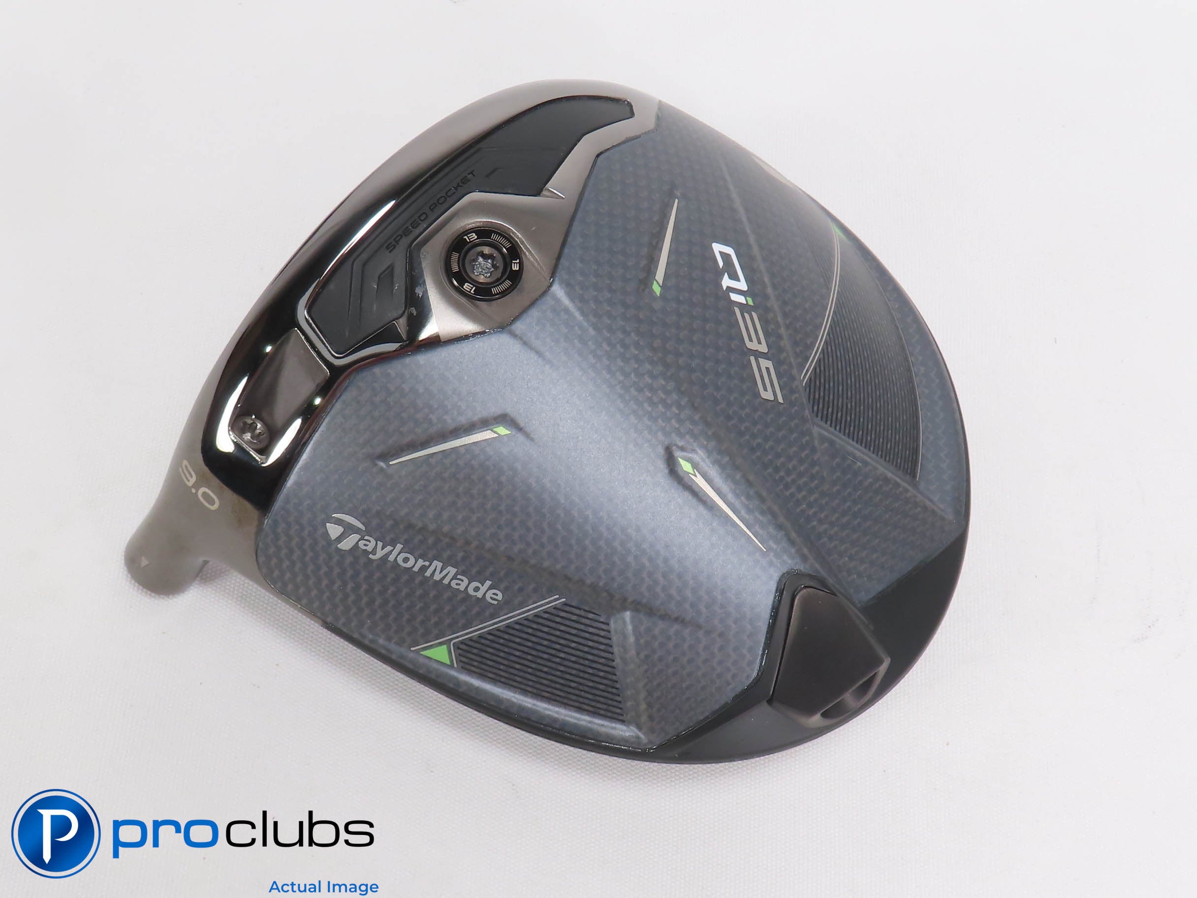 Nice Left Handed TaylorMade Qi35 9* Driver HEAD ONLY 471380