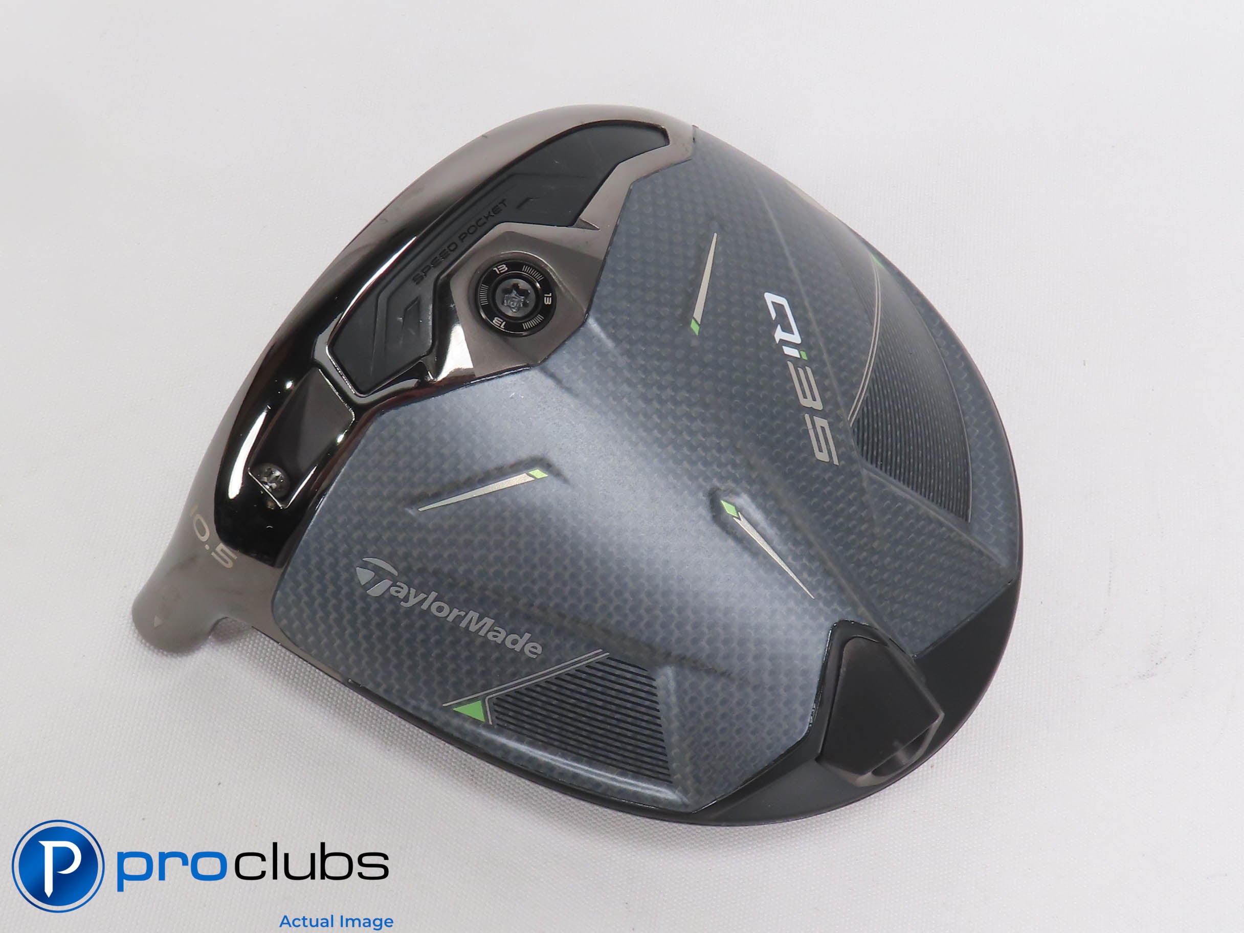 Nice Left Handed TaylorMade Qi35 10.5* Driver HEAD ONLY 471385